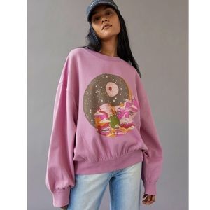 UO Wilder Cosmic Yin Yang Graphic Pullover Sweatshirt